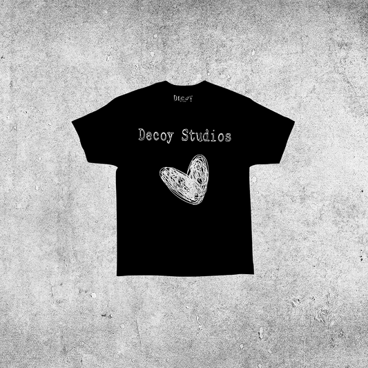 SCRIBBLED HEART TEE