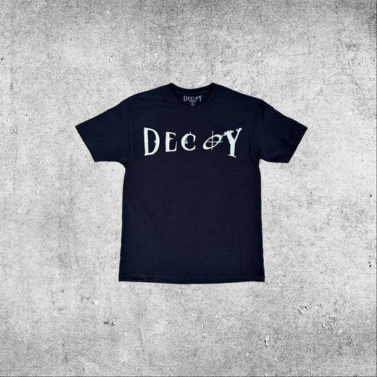 (ONYX) DISTRESSED LOGO TEE